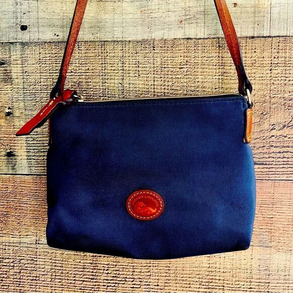Dooney & Bourke | Navy Pouchette Crossbody Bag - Picture 3 of 12